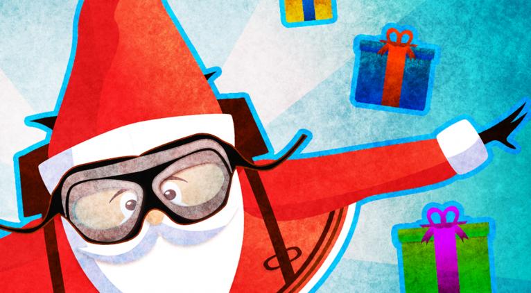 Skydive Santa